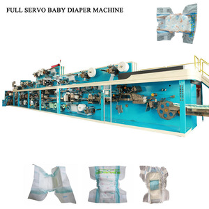 Machine à couches pour bébé à taille élastique entièrement servo, fournisseurs chinois, prix de la machine à fabriquer des couches pour bébé <span class=keywords><strong>huggies</strong></span> - Product Image 2