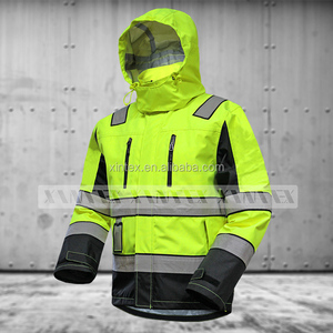 En20471the tốt nhất khả năng <span class=keywords><strong>hi</strong></span>ển thị cao không thấm nước thoáng khí vỏ áo khoác bảo hộ lao động an toàn quần áo <span class=keywords><strong>Hi</strong></span> <span class=keywords><strong>VIS</strong></span> an toàn bảo hộ lao động - Product Image 4