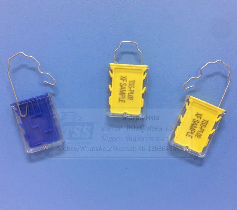 番号付きプラスチック電気メーターシールプラスチック南京錠シールモデル番号TSS-PL02 (xfseal)
