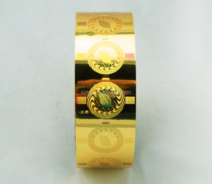 Personnalisation de feuilles/étiquettes holographiques anti-contrefaçon en PET pour le blush, les masques et les crèmes <span class=keywords><strong>cosmétiques</strong></span> - Product Image 1
