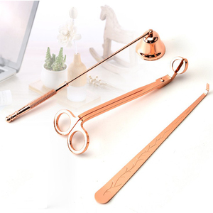Luxury Wholesale Stock Custom Logo Rose Gold Sharp <strong>Candle</strong> <strong>Wick</strong> <strong>Trimmer</strong> for Cutting Wood <strong>Wicks</strong> and Cotton <strong>Wicks</strong> - Product Image 5