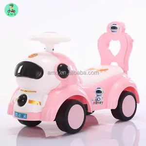 Venta caliente del precio barato de bebé niños paseo en coche de forma moto 4 ruedas niños walker Scooter coche del oscilación del bebé niños empuje coche