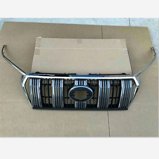 Rejilla Parachoques Delantero Para Toyota Land Cruiser Prado 150 2018-2020 - ABS, Fácil Instalación