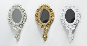 Sang trọng Baroque vàng cầm tay nhựa gương một mảnh vượt thời gian sang trọng sang trọng nghề thủ công sang trọng - Product Image 2