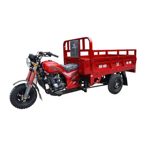 4.50-12 Fat Tire Cargo Laden Farm Motor Driewieler Met 150CC Aire Cooling Benzinemotor