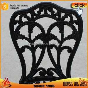 Patio Furniture <strong>Balcony</strong> <strong>Table</strong> and Chairs Garden Cast Aluminum in White Color Outdoor Furniture Garden Set Metal 3 Year - Product Image 2
