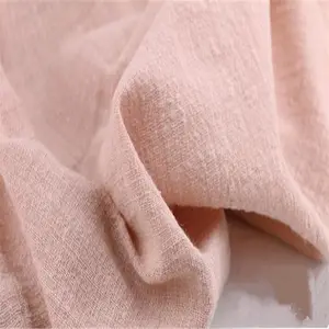 40s x 40s cotton linen fabric solid color thin linen cloth wholesale