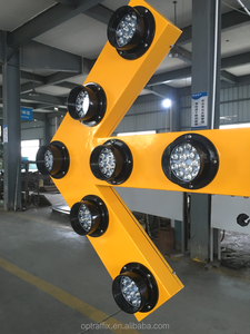 Di Động Cảnh Báo Giao Thông Nhấp Nháy An Toàn Hướng Mũi Tên Bảng Điều Chỉnh Bảng Nâng Thủy Lực <span class=keywords><strong>LED</strong></span> Mũi Tên Hình Dấu Hiệu - Product Image 3
