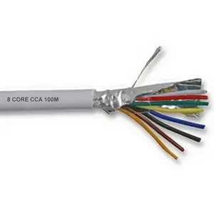 8 core afgeschermde 1.5mm2 signaal kabel