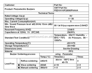 Dispositivo de Respiración Artificial Swttch Off En Recordar A Voz 19mm Piezo Sirena - Product Image 5