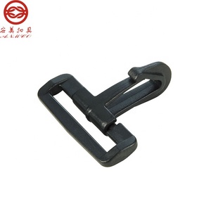 Factory supply black plastic big snap hook for bags