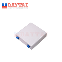 Prise murale en Fiber optique FTTH, 1 2 4 ports, plaque faciale, fixation murale