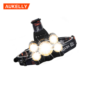 Đèn Pha 5 <span class=keywords><strong>Led</strong></span> Chống Nước 10000LM <span class=keywords><strong>T6</strong></span> Đèn Pin Câu Cá Sạc Được 4 Chế Độ 18650 Có Thể Thu Phóng Đèn Pha Mũ Bảo Hiểm An Toàn - Product Image 6