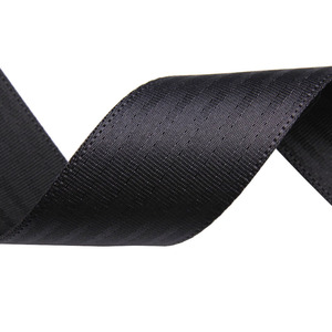 Ceinture de sécurité de voiture noire de 2 pouces / sangles en nylon industrielles - Product Image 4