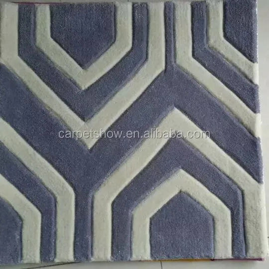 Tapete de lã enrolado à mão, tapete de lã artesanal