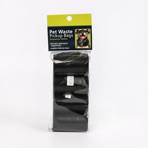 Eco friendly compostable corn starch from private label leather poop bag for dog scented - Product Image 1