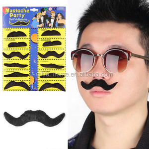 Commercio all'ingrosso 12pcs Costume Del Partito di Halloween Falso Baffi <span class=keywords><strong>Moustache</strong></span>/Divertente Barba Finta Baffo - Product Image 2