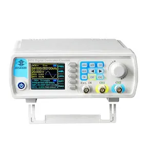 JDS6600 seri kontrol Digital Dual-channel, Generator sinyal fungsi DDS modul penghasil sumber frekuensi Meter penghitung Generator