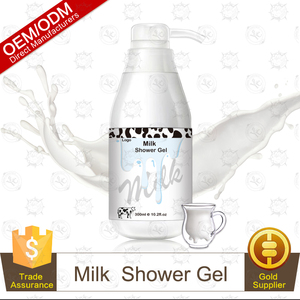 Venta caliente Belleza Cuidado de la Leche Que Blanquea e Hidratante Cosméticos Gel de Ducha en botella de PET de 300 ml - Product Image 1