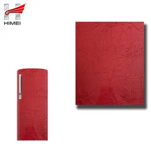 红色花卉图案冰箱门面板 VCM 层压钢板