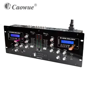 Fabriek directe verkoop 2 kanaals audio mixer mini sound mixer met usb