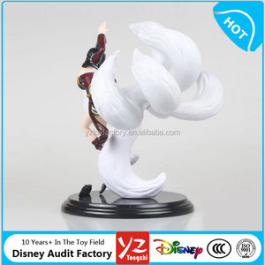 Alta calidad caliente juego Liga de Leyendas PVC <span class=keywords><strong>LOL</strong></span> figura, sexy <span class=keywords><strong>LOL</strong></span> nueve cola ahri figura muñeca - Product Image 4