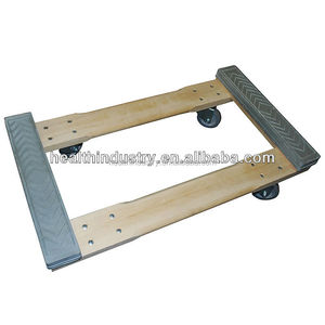 Carro de muebles móviles con tapa de goma estilo Chicago de 4 ruedas con almohadilla de goma resistente y ruedas giratorias TPR - Product Image 2