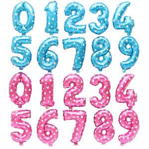 Number Balloon for Party <strong>Decoration</strong> Wholesale Price 16inch <strong>Gold</strong> Silver <strong>Black</strong> Red Foil Inflatable Helium Ballon - Product Image 2