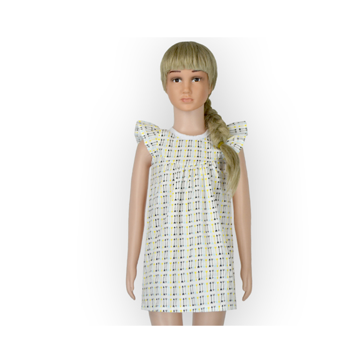 Высокое качество, новейшие Летние Повседневные в полоску дети платья конструкции платье для маленьких девочек