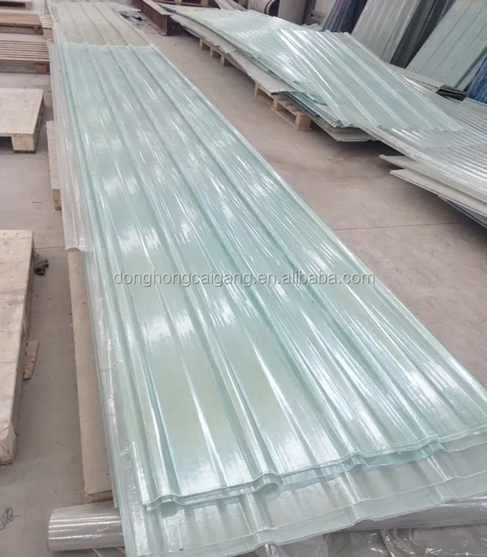 耐久性FRP透明段ボールガラス繊維屋根パネル