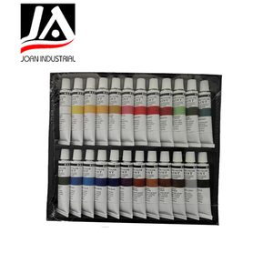 <span class=keywords><strong>Set</strong></span> di vernice professionale personalizzata con fornitura di fabbrica 24 colori per acquerello in tubo per bambini disegno dell'artista - Product Image 3