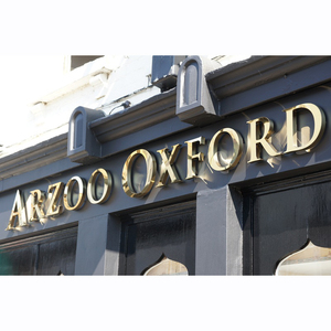 Outdoor Wall Signs Personalised Outside Metal <strong>Letters</strong> <strong>Brass</strong> Brushed Gold Stainless Steel <strong>Letters</strong> - Product Image 6