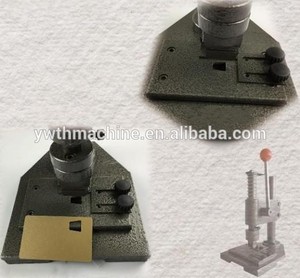 Perforadora de PVC resistente, perforadora de ranuras para tarjetas de PVC - Product Image 3
