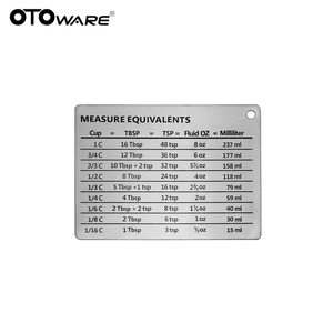 Juego de tazas medidoras magnéticas de acero inoxidable 304 de nuevo diseño, cucharas medidoras con mango de silicona de 9 piezas, tabla magnética de alimentos extra - Product Image 6