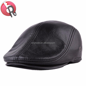 Sombrero de hiedra para hombre, de cuero auténtico, para Golf, conducción, Ascot, plano, caballero, newsboy, 100% - Product Image 1