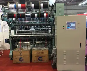 Jacquard Ribbon và Đàn Hồi Băng Warp Máy Dệt Kim