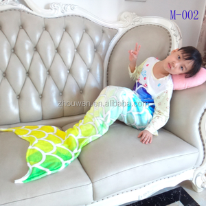 Manta de cola de sirena para niños niñas playa cola de sirena niños Manta - Product Image 2