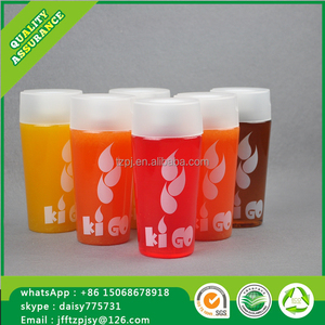 Qualité supérieure Étiquette Personnalisée Bouteille de <span class=keywords><strong>Vin</strong></span> <span class=keywords><strong>Carafe</strong></span> En Plastique Tasses Avec Couvercles - Product Image 4