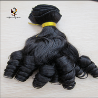 Alibaba Offre Spéciale beauty10A faisceaux de cheveux humains vierges bouclés en spirale noire