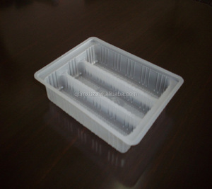 Bandeja <span class=keywords><strong>de</strong></span> camarones desechable reciclable para mariscos para Sushi Sandwich Fideos Pastel Chocolate Caramelo Galleta Embalaje Hecho PP - Product Image 3