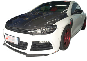 ลิ้นกันชนหน้าคาร์บอนไฟเบอร์สำหรับรถยนต์ VW <span class=keywords><strong>Scirocco</strong></span> <span class=keywords><strong>R</strong></span> ชุด 3 ชิ้น ปี 2009-2014 - Product Image 2