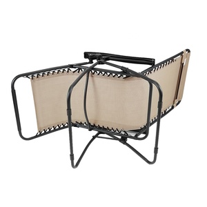 Venta caliente muebles de metal Silla de camping plegable con reposapiés sillón reclinable ajustable Silla de <span class=keywords><strong>playa</strong></span> salón silla plegable - Product Image 6