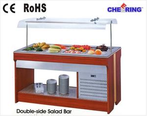 <span class=keywords><strong>Mostrador</strong></span> de Buffet/Barra de Ensaladas/Vitrinas Refrigeradas Abiertas para Ensaladas (M-P1830FL4) - Product Image 3