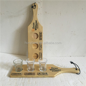 Planches de vol jetables et personnalisées avec logo pour boisson et bière, support de plateau de service Tequila Shot, planche à découper en bois - Product Image 3