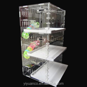 Lồng chuột <span class=keywords><strong>hamster</strong></span> acrylic trong suốt tùy chỉnh bán buôn - Product Image 2