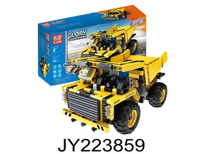 BRICOLAGE Assembler Télécommande Pelle Camion 2.4G RC Brique <span class=keywords><strong>De</strong></span> Construction Camion Jouets Cadeau Camion <span class=keywords><strong>de</strong></span> Construction - Product Image 5