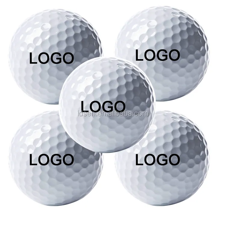 High quality Custom branded 3 piece PU Ureathane sport golf ball 3 layer tournament golf ball