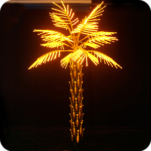 Grado superiore in metallo palma artificiale IP65 verde LED decorazione per eventi e feste formato personalizzato prezzo di fabbrica - Product Image 2