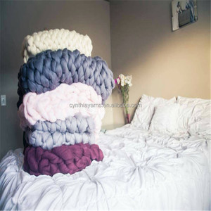 4Kg/Bóng Siêu Chunky Dày <span class=keywords><strong>Merino</strong></span> Len Sợi Cho Tay Đan Đan Mềm Mịn Chăn - Product Image 1