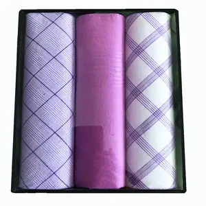 Beste Prijs 3Pcs Puur Katoen Hoge Kwaliteit Dames Gift Zakdoek